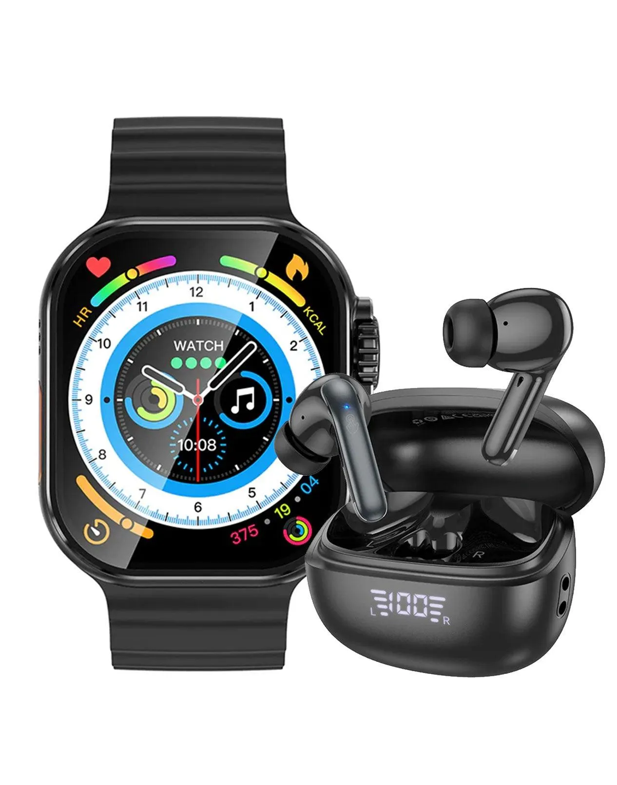 Hoco Smart Watch (Y23 Ultra) + TWS Bluetooth Earbud (EQ5) (Bundle Deal)