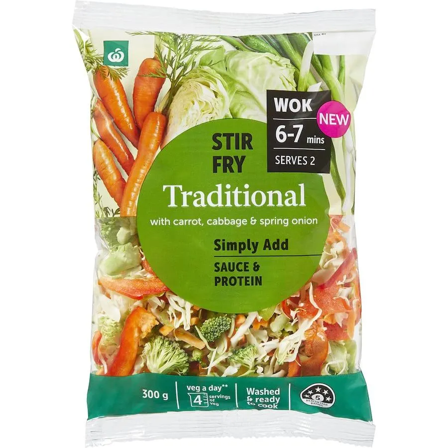 Woolworths Fresh Salad Stir Fry Traditional