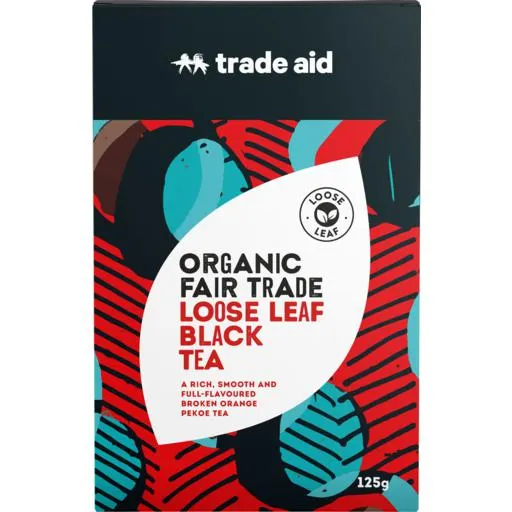 Trade Aid Organic Black Loose Leaf Tea 50 Pack 125g