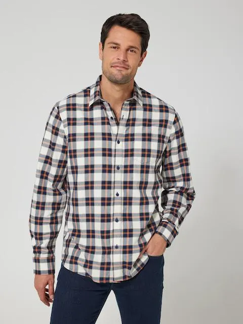 Just Jeans Cotton Twill Check Shirt
