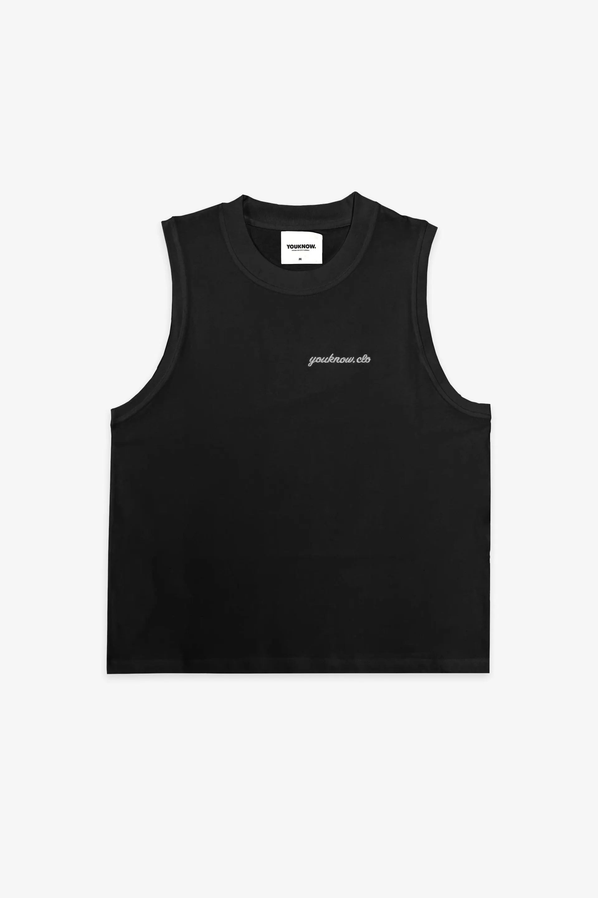 STRUCTURED SINGLET - BLACK