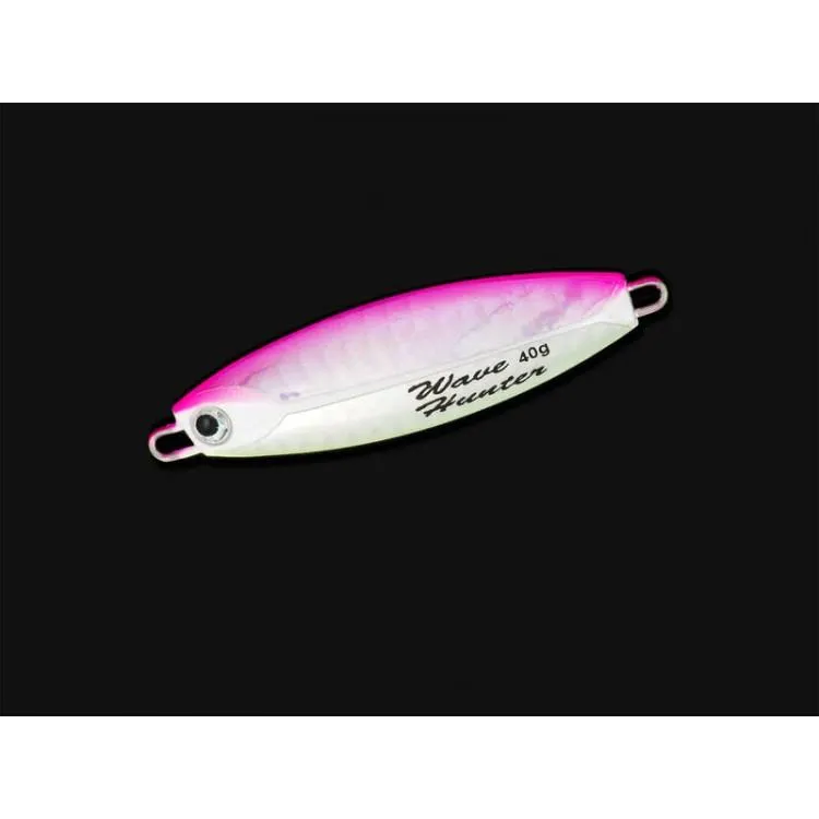 40g Wave Hunter Fishing Jig Metal Lure 60mm - PINK