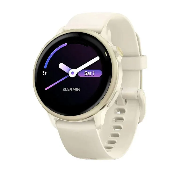 Garmin Vivoactive 6 - Bone/Lunar Gold