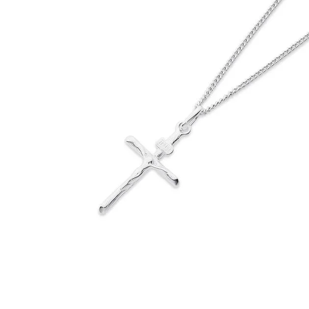 Sterling Silver Crucifix Cross Pendant