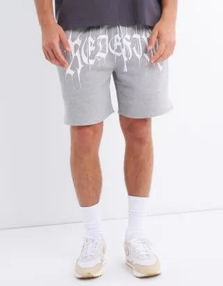 Redefine Track Shorts in Grey Marl