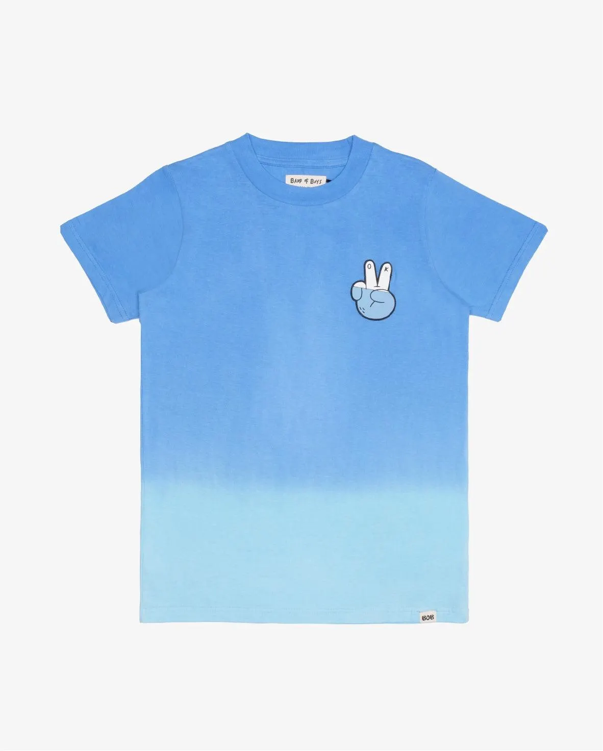 BAND OF BOYS Tee Peace Out - Blue Dip-Dye