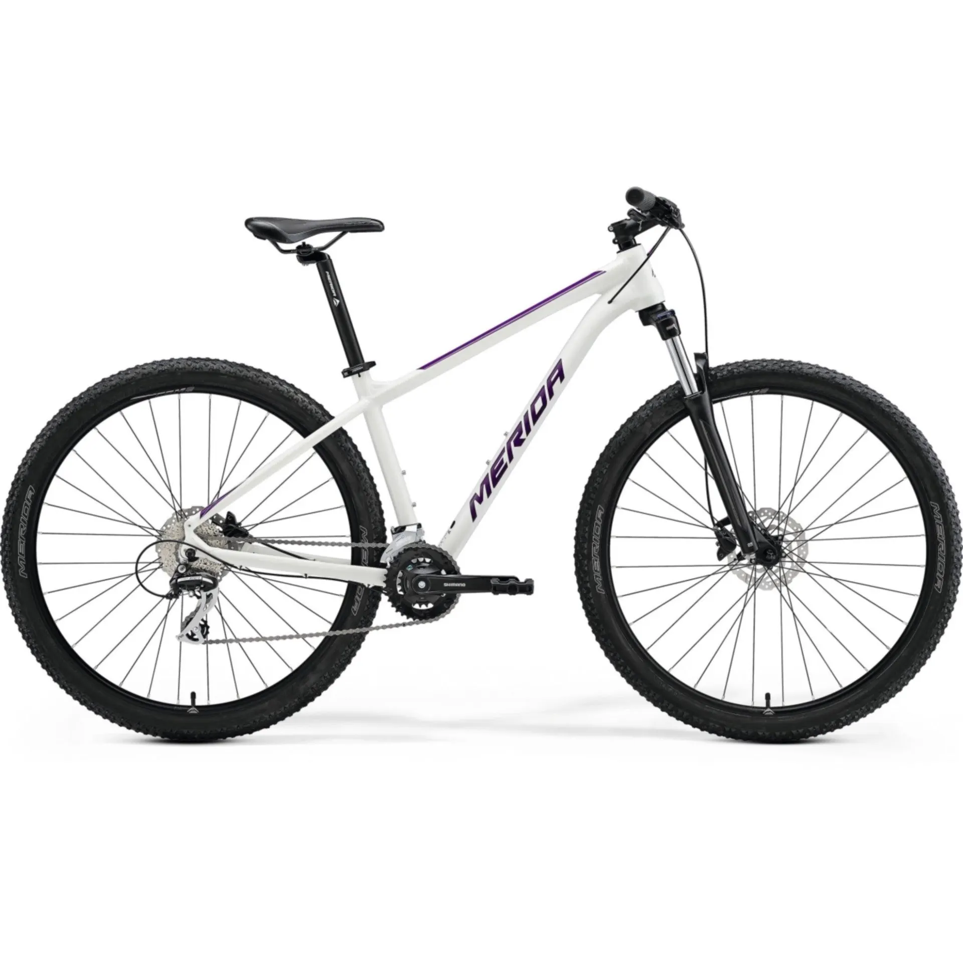 Merida Big Nine 20 2X Hardtail Mountain Bike White/Purple
