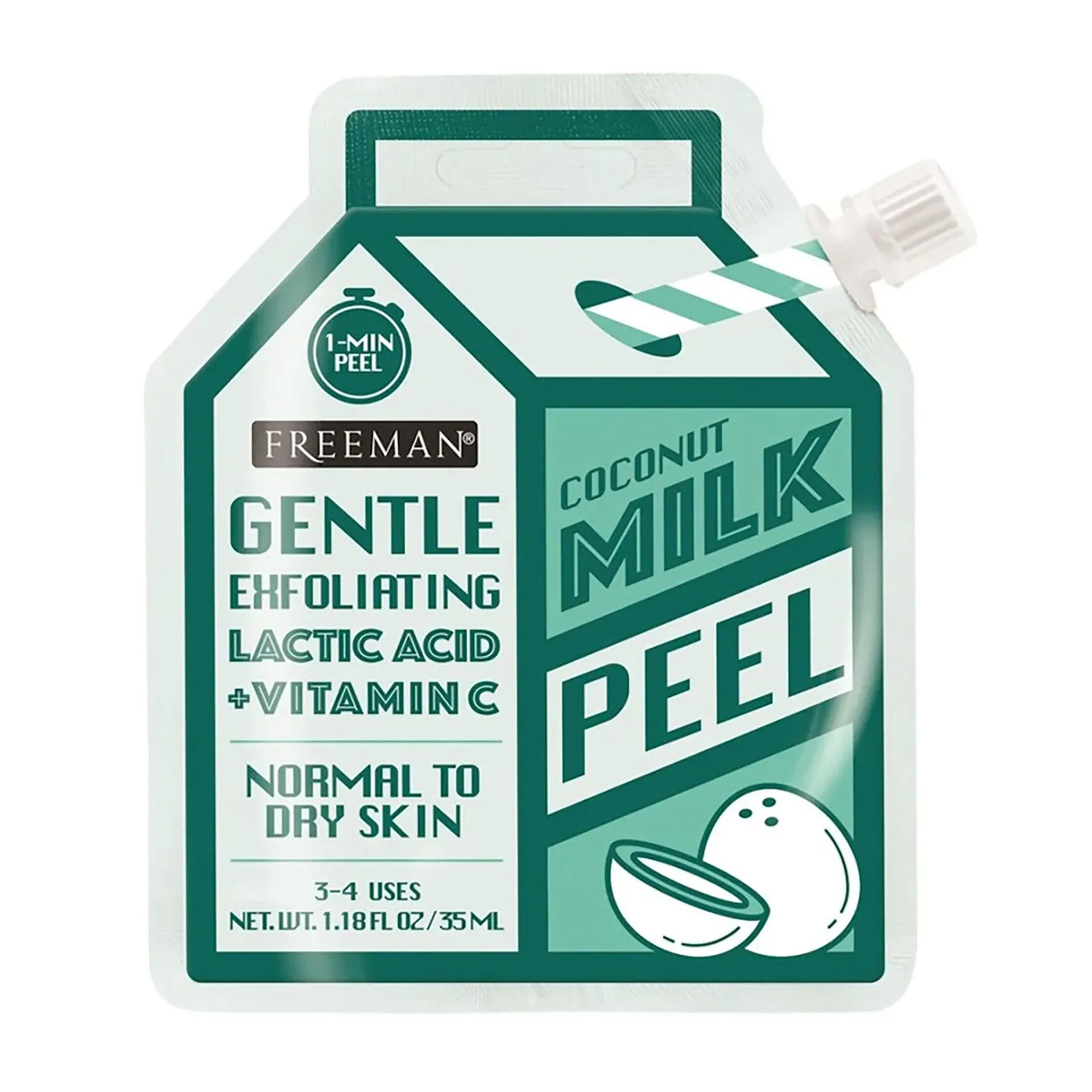 Freeman Coconut Milk Peel Exfoliating Mask Spout 35ml