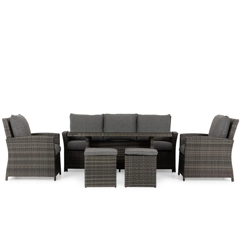 Maui Outdoor 6 Piece Lounge/Low Dining Set