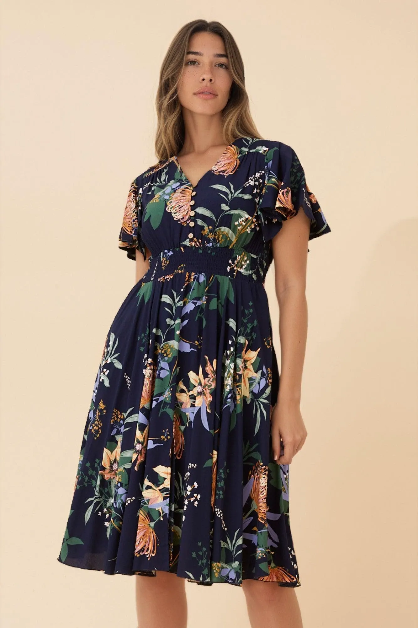SANDY FLORAL DRESS