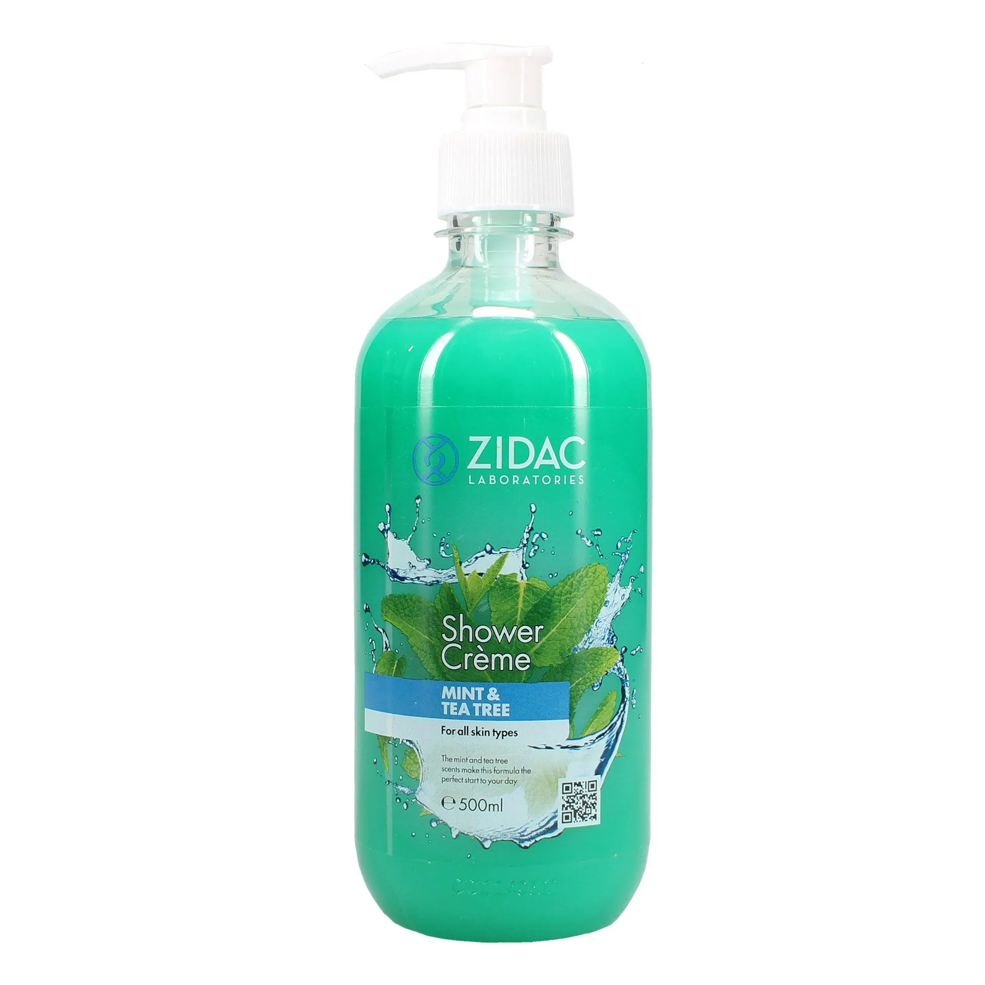 Zidac Shower Creme Mint & Tea Tree 500ml