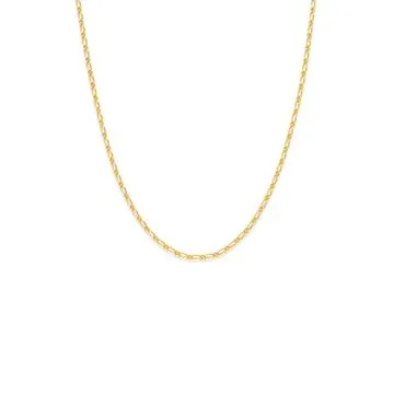 9ct, 45cm Solid Figaro 1+1 Chain