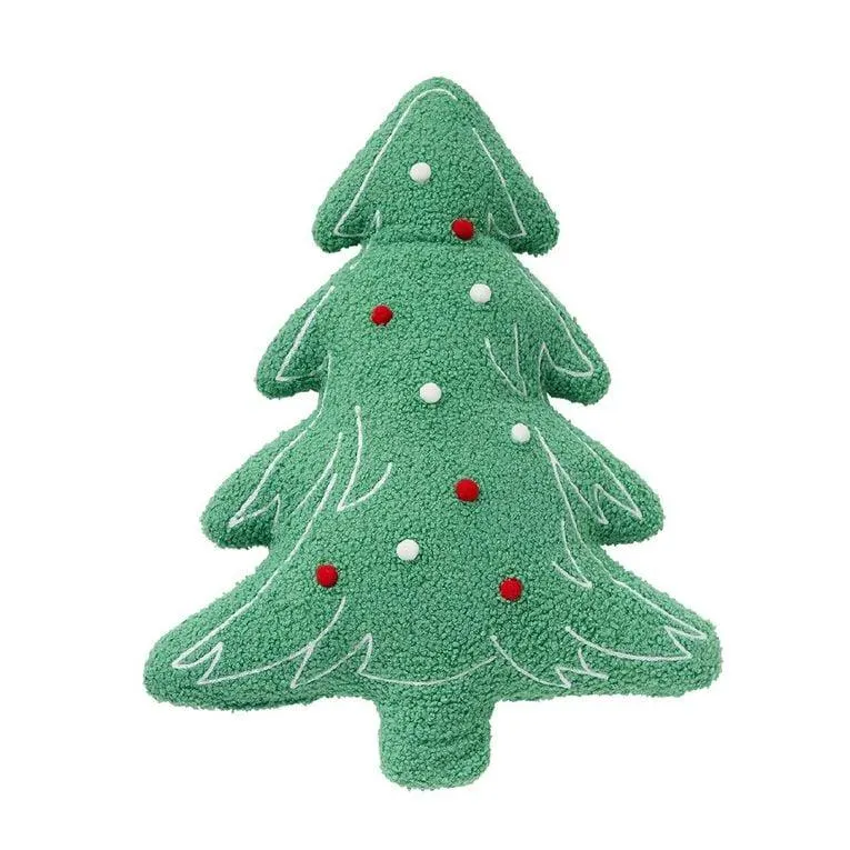 Wonderland Home Tree Shaped Cushion Green Green