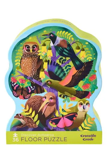 Crocodile Creek 36 Piece Floor Puzzle Discover Aotearoa
