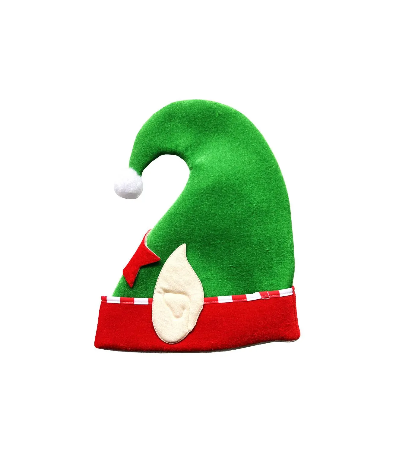 Green Christmas Hat With Elf Ears
