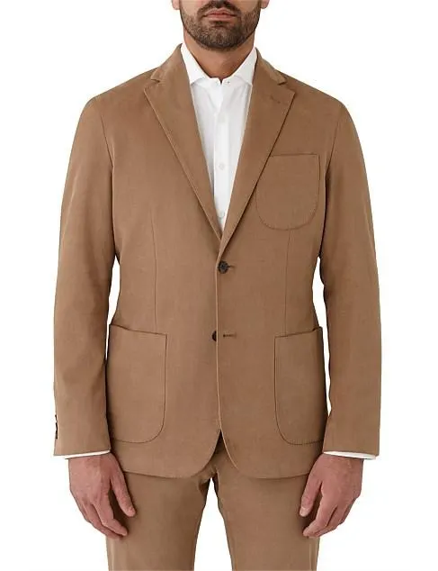 BRUSHED TWILL JACKET