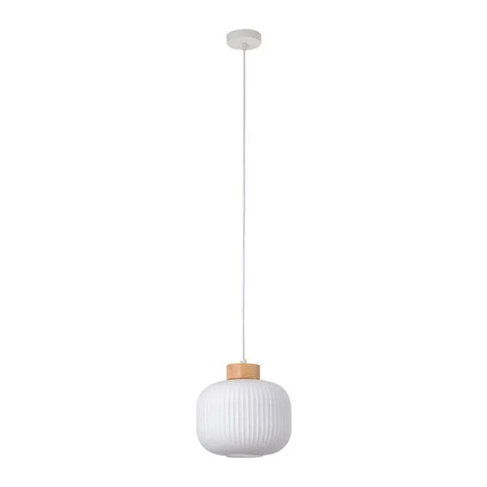 Skagen Wood/Opal Glass 25Cm 1 Light Pendant