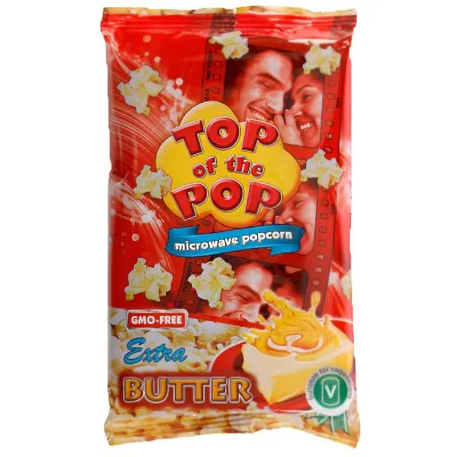 TOP OF THE POPS EXTRA BUTTER POPCORN 100G