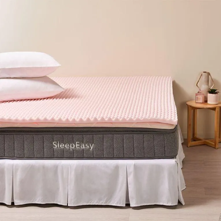 Living & Co Therapeutic Mattress Overlay Pink