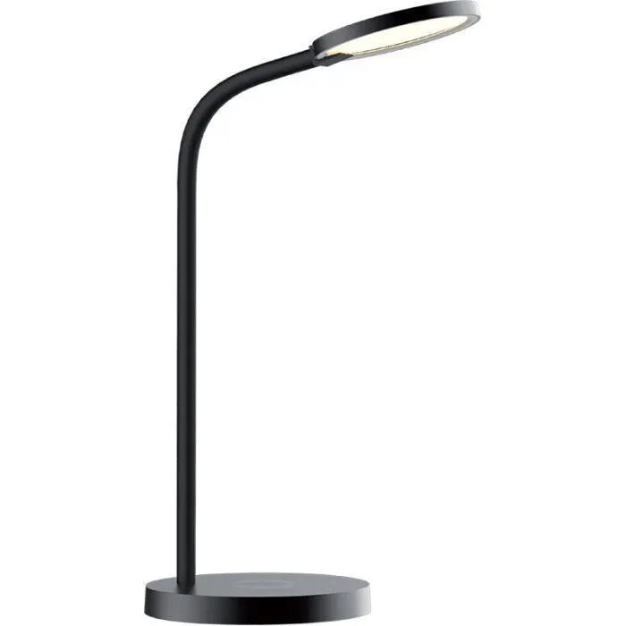 LICA 5.5W 4000K BLACK LED QI DESK LAMP