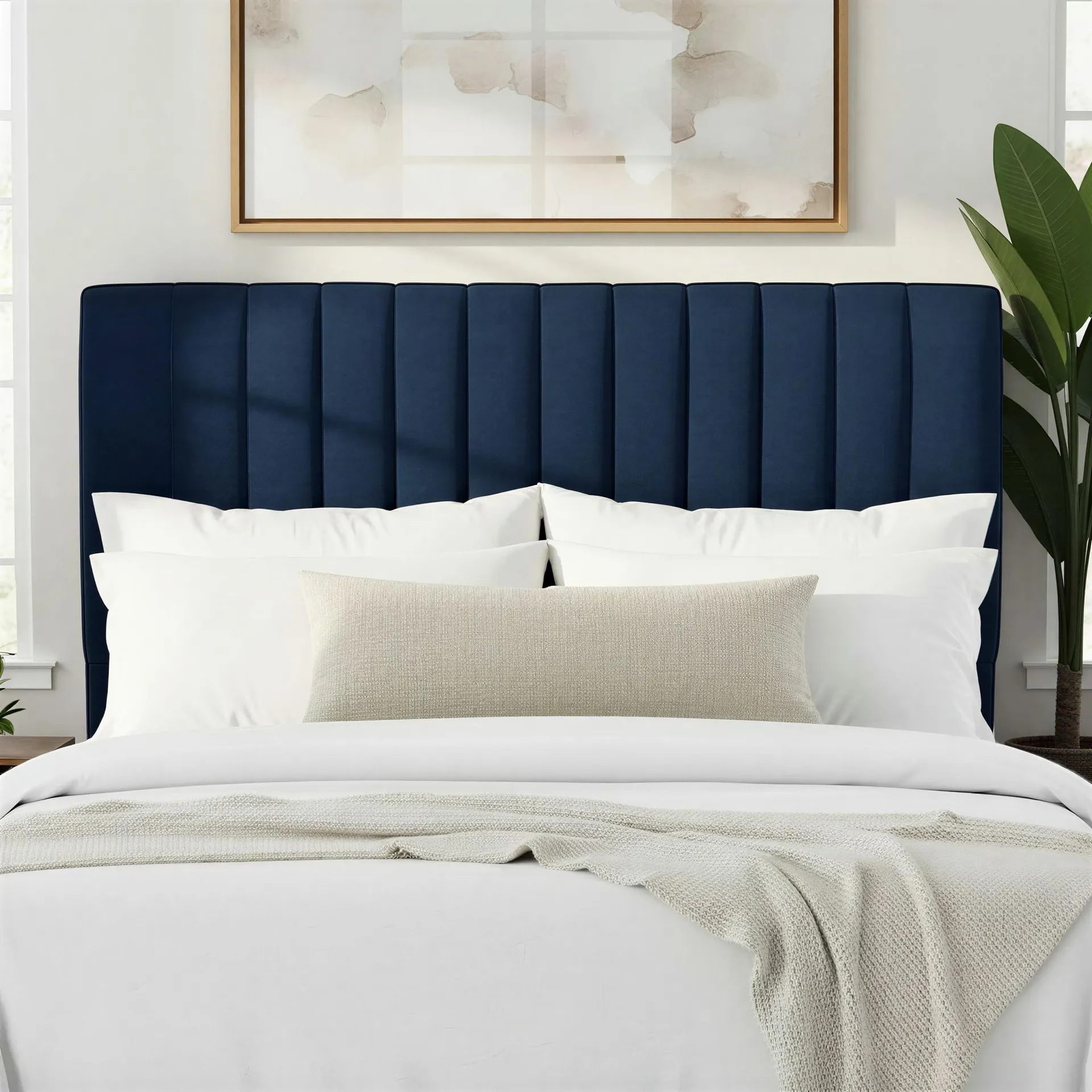 Benson Double/Queen Headboard, Navy