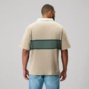 MENS FUNDAMENTALS SHORT SLEEVE RUGBY BIRCH