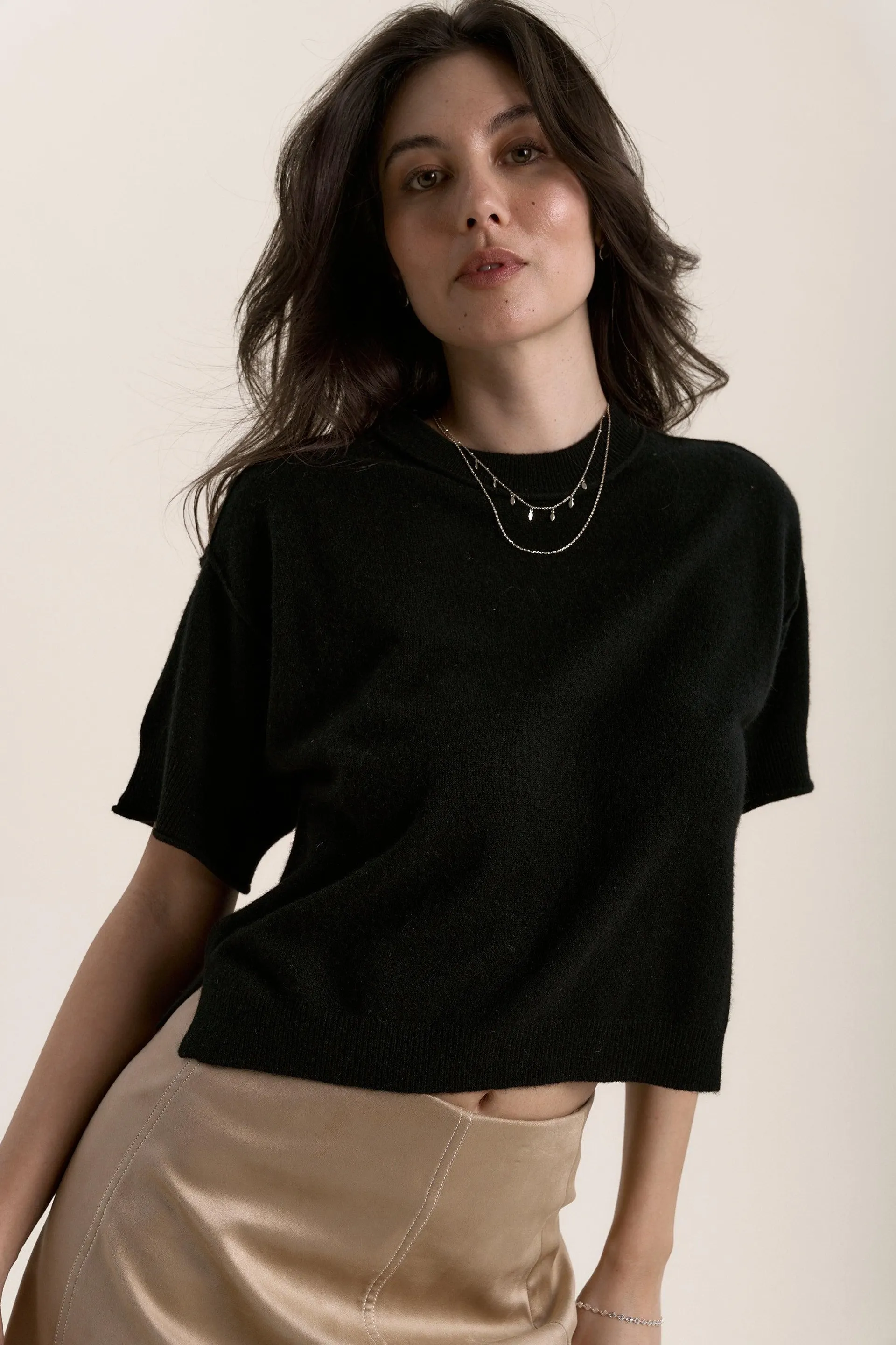 Elementary Recycled Cashmere Blend Tee