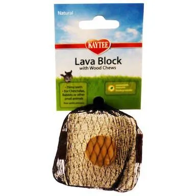 Kaytee Lava Block with Wood Chews