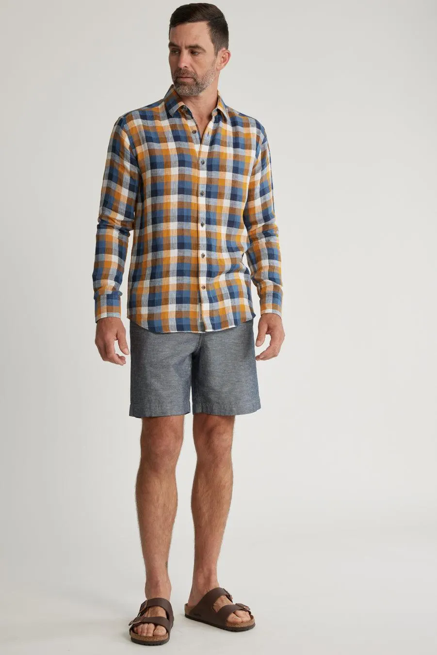 Oakland Linen Check Shirt