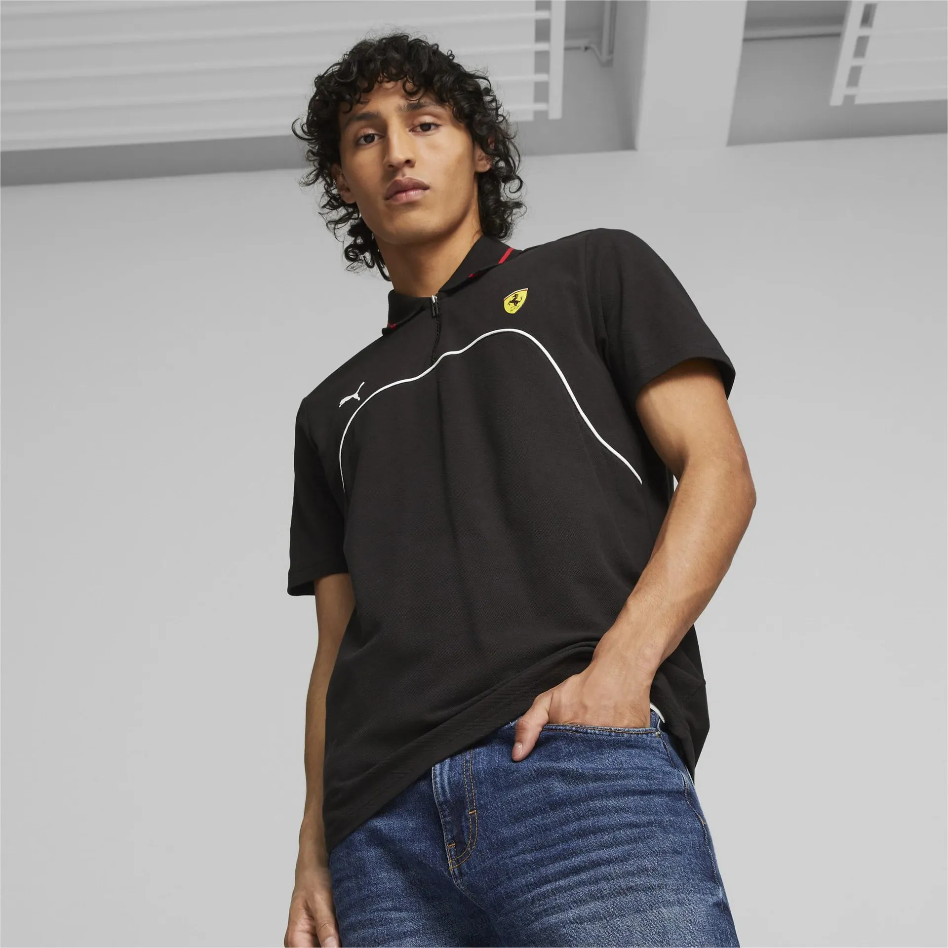 Scuderia Ferrari Men's Polo