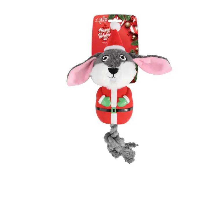 AFP Christmas Latex Rope Buddy Bunny