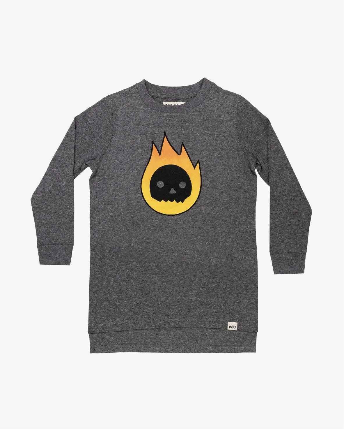 BAND OF BOYS - GREY MARLE FLAME GUY TEE