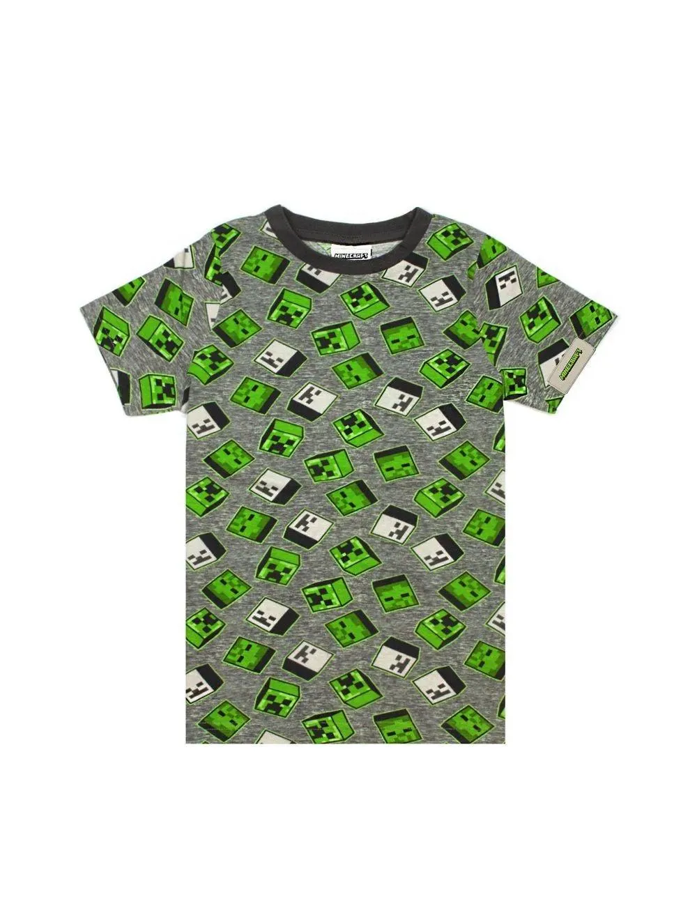 Minecraft Boys Zombie Creeper All-Over Print T-Shirt