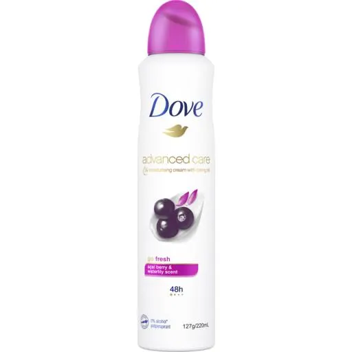 Dove Antiperspirant Aerosol Go Fresh Acai & Waterlily 220ml