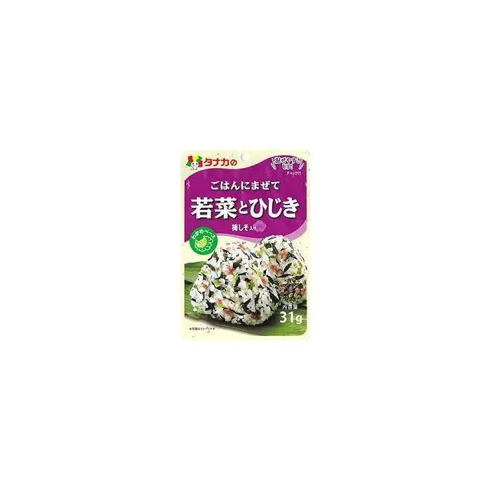 TANAKA FOODS / GOHANNIMAZETE WAKANA&HIJIKI / RICE SEASONING 31g