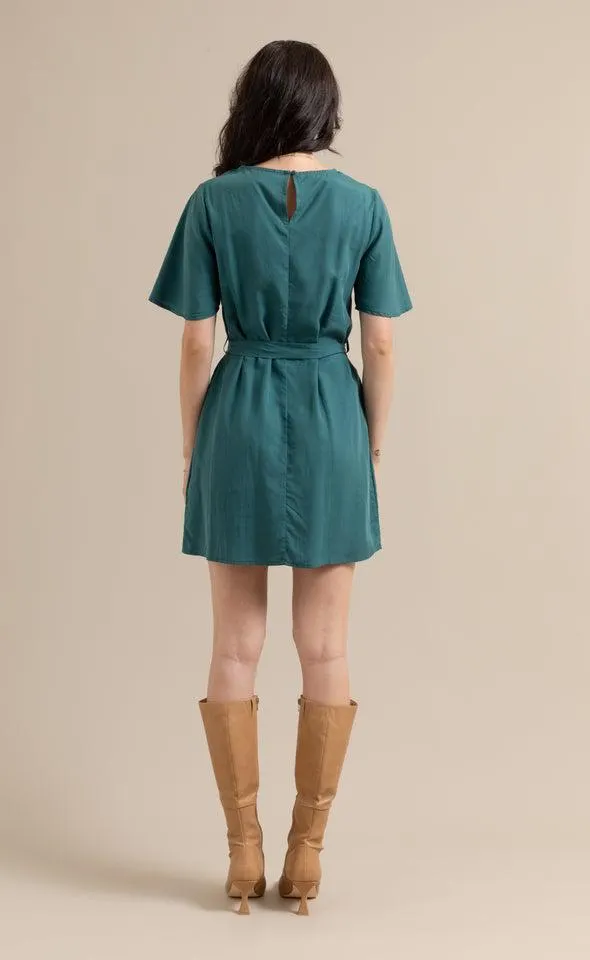 Lyocell Poplin Loose Fit Dress