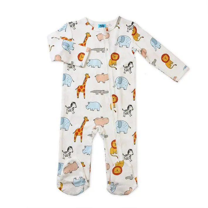 Mobi Minors Zip Growsuit With Feet