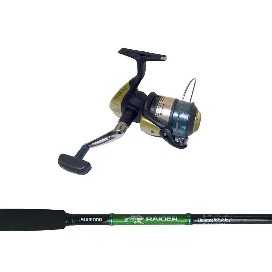 Shimano HL6000FB / Raider 12'0" 8-12kg 2 Piece Spin Rod