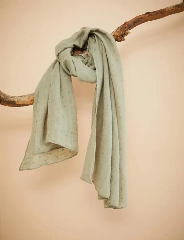 Katies Textured Pin Dot Scarf