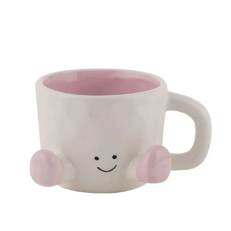 Living & Co Happy Feet Mug White