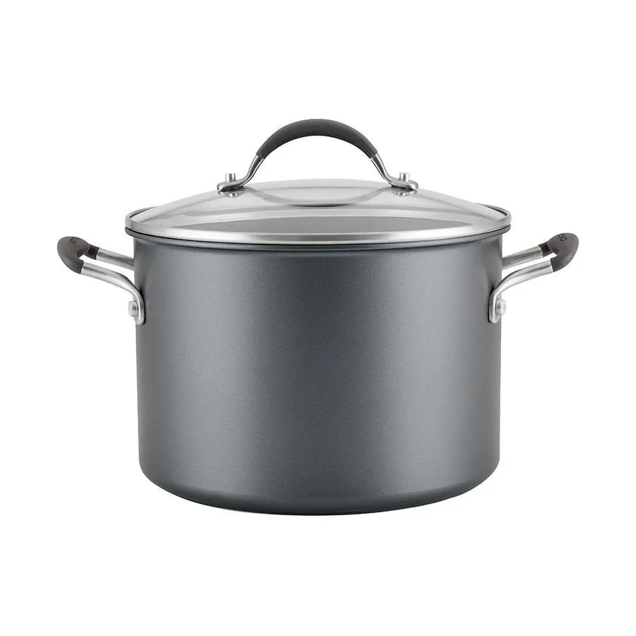 Circulon ScratchDefense A1 24cm (7.6L) Covered Stockpot Black
