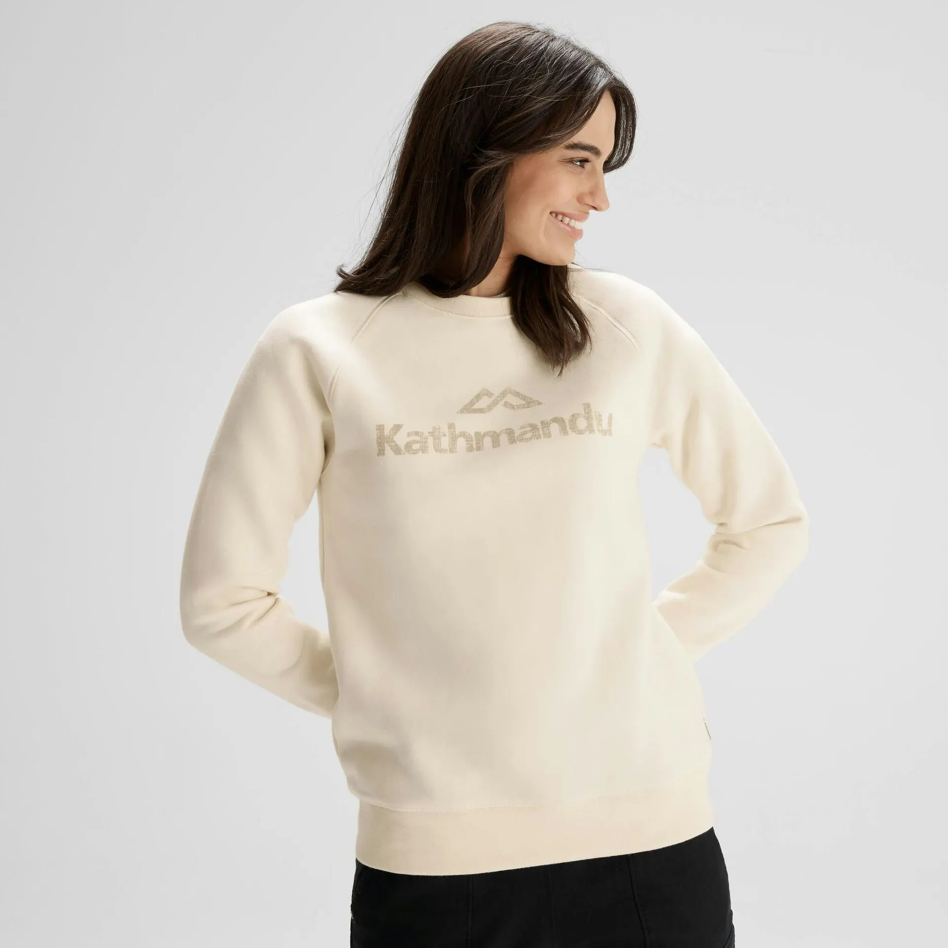 Women's Kathmandu Logo Crew Sweater