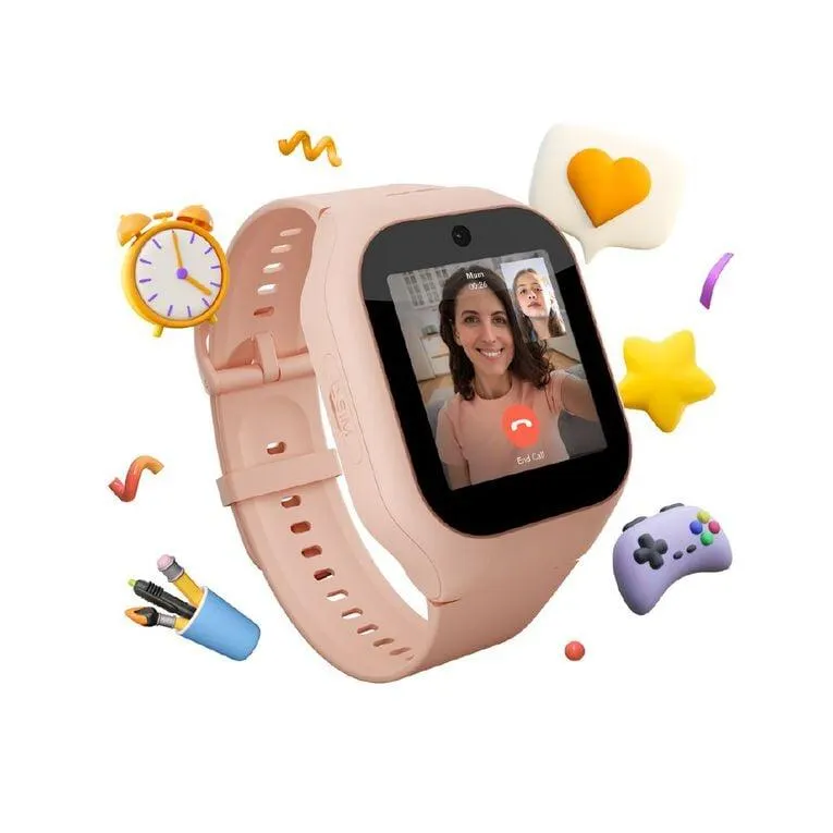 Pixbee Pro Kids 4G Video Smart Watch With GPS Tracking - Pink