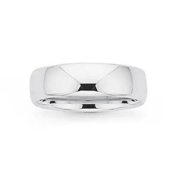 Sterling Silver 6mm Band Size U