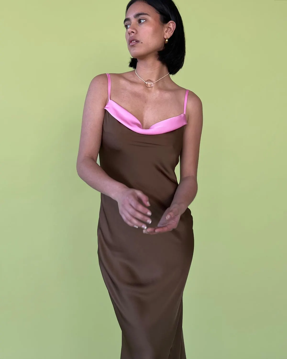 Gemini satin slip