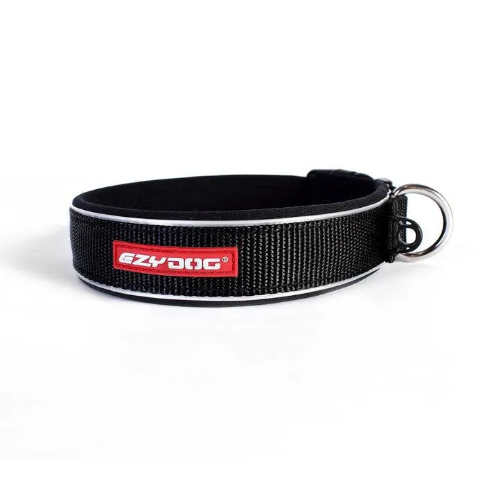 Ezydog Neoprene Dog Collar Large Black
