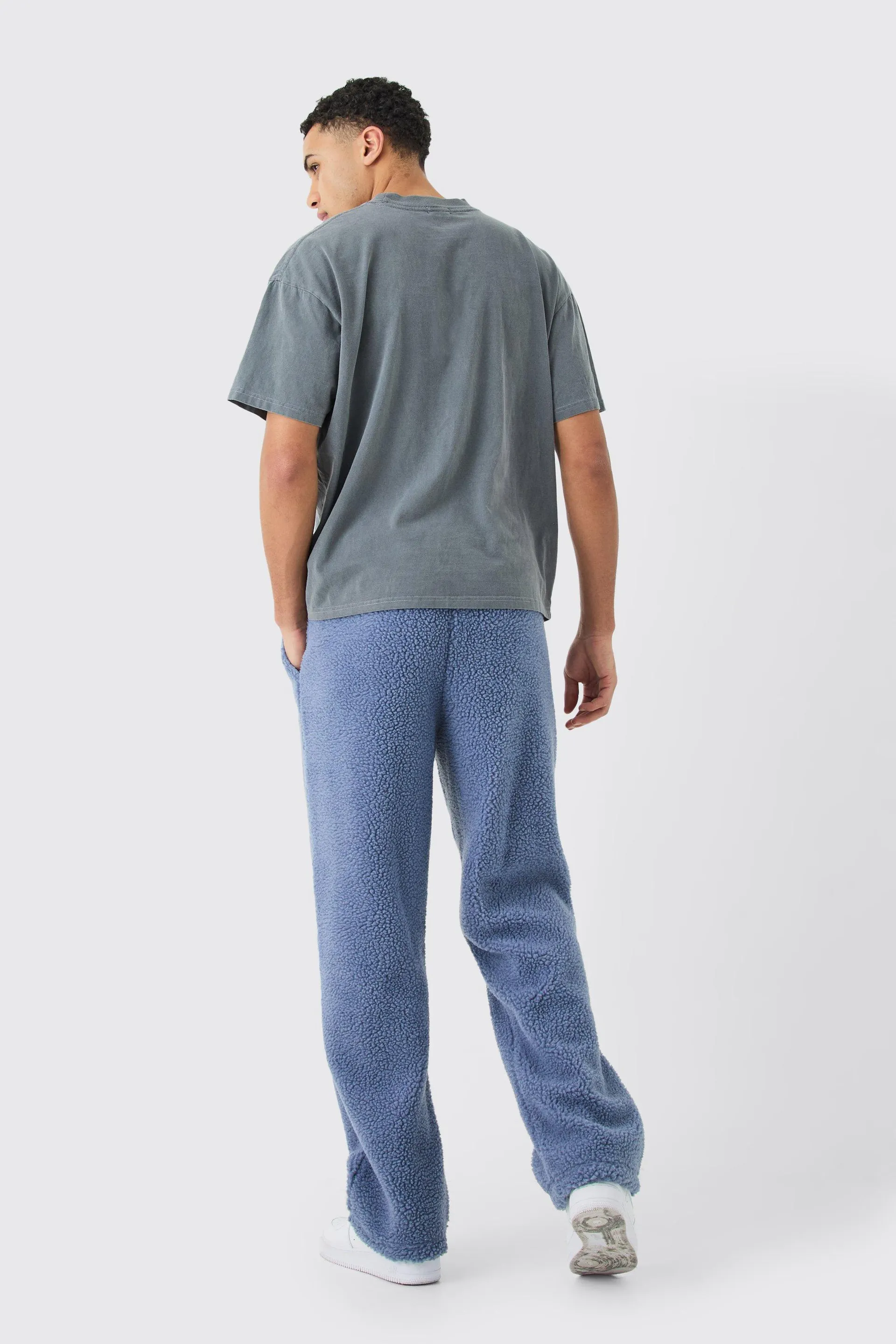 Straight Leg Borg Joggers