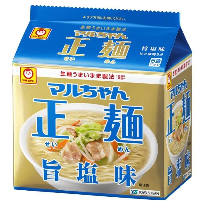 TOYO SUISAN / INSTANT NOODLE SALT(MRUCHAN SEIMEN SHIO) 112gx5