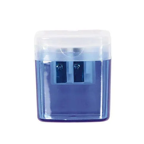 WS Pencil Sharpener 2 Hole Barrel Multi-Coloured