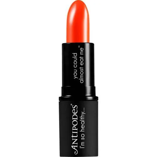 Antipodes Lipstick Piha Beach Tangerine 4g